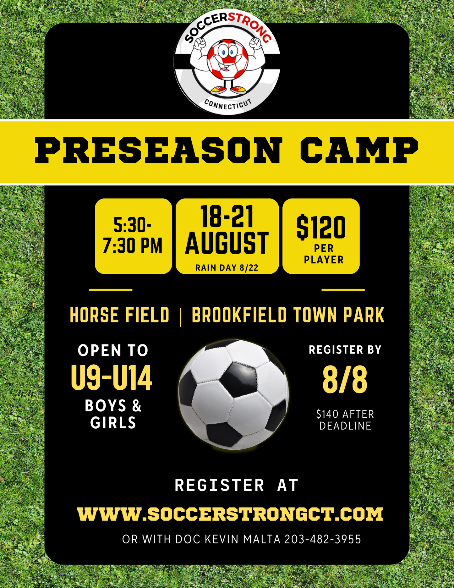 SoccerStrong Preseason Camp August 2025