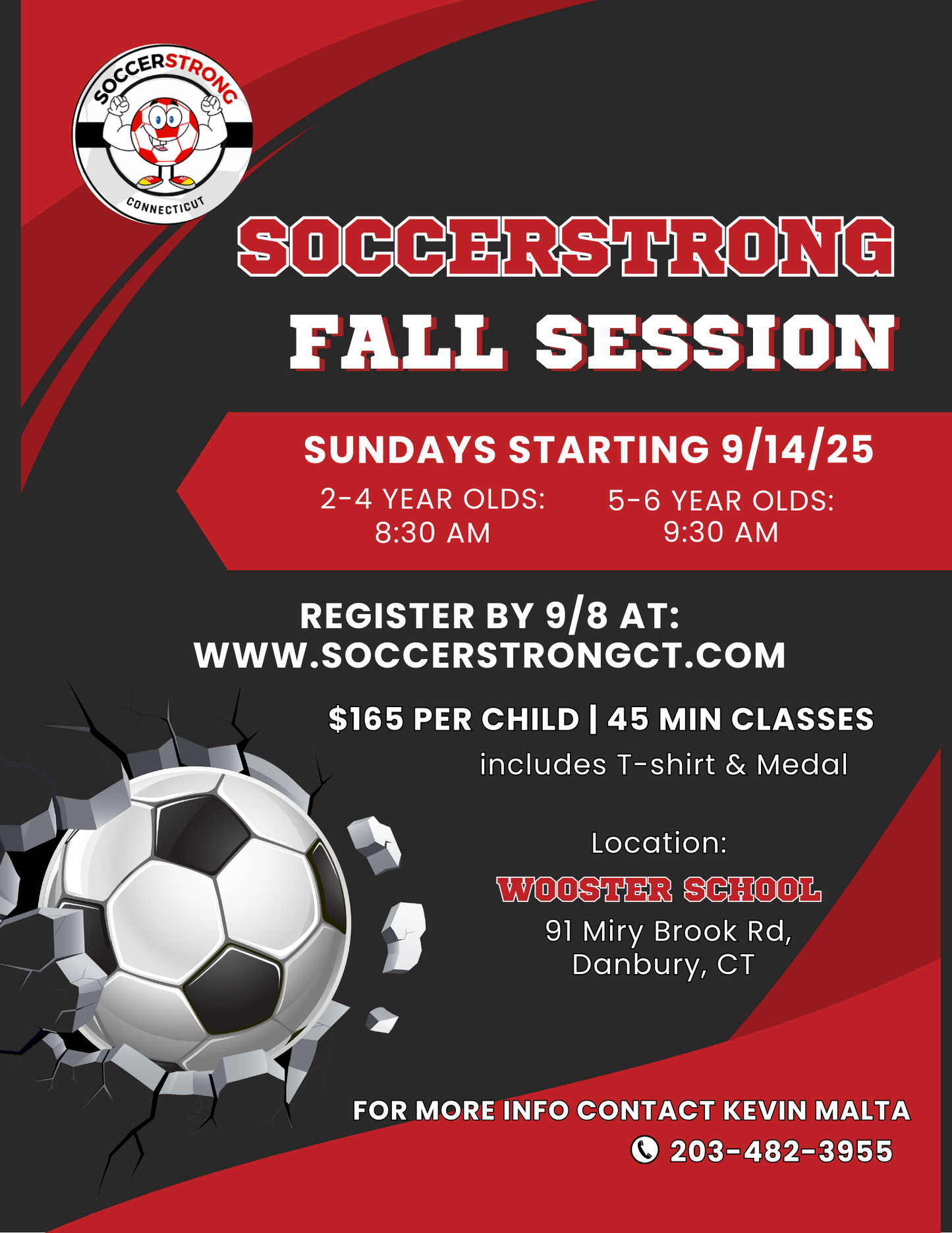 SoccerStrongCT Fall 2025 Training Program