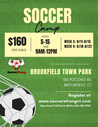 SoccerStrongCT Summer Camp