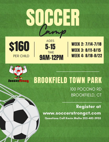 SoccerStrongCT Summer Camp